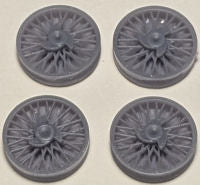RS resin wheel insert - Wire Wheel 3 Ear Large Spinner scale 15" (RS1512)
