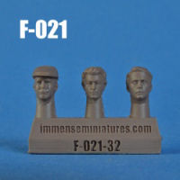 Civilian Heads 1/32 (F-021)