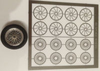 RS Alloy Wheels scale 19" narrow wire wheel kit x 60 spokes (RSW004-60)