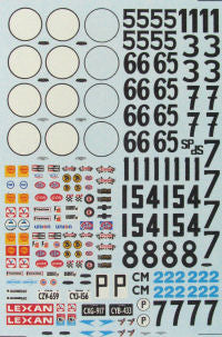 Mixed Decals for Chapparal 1/32 (Spc1)