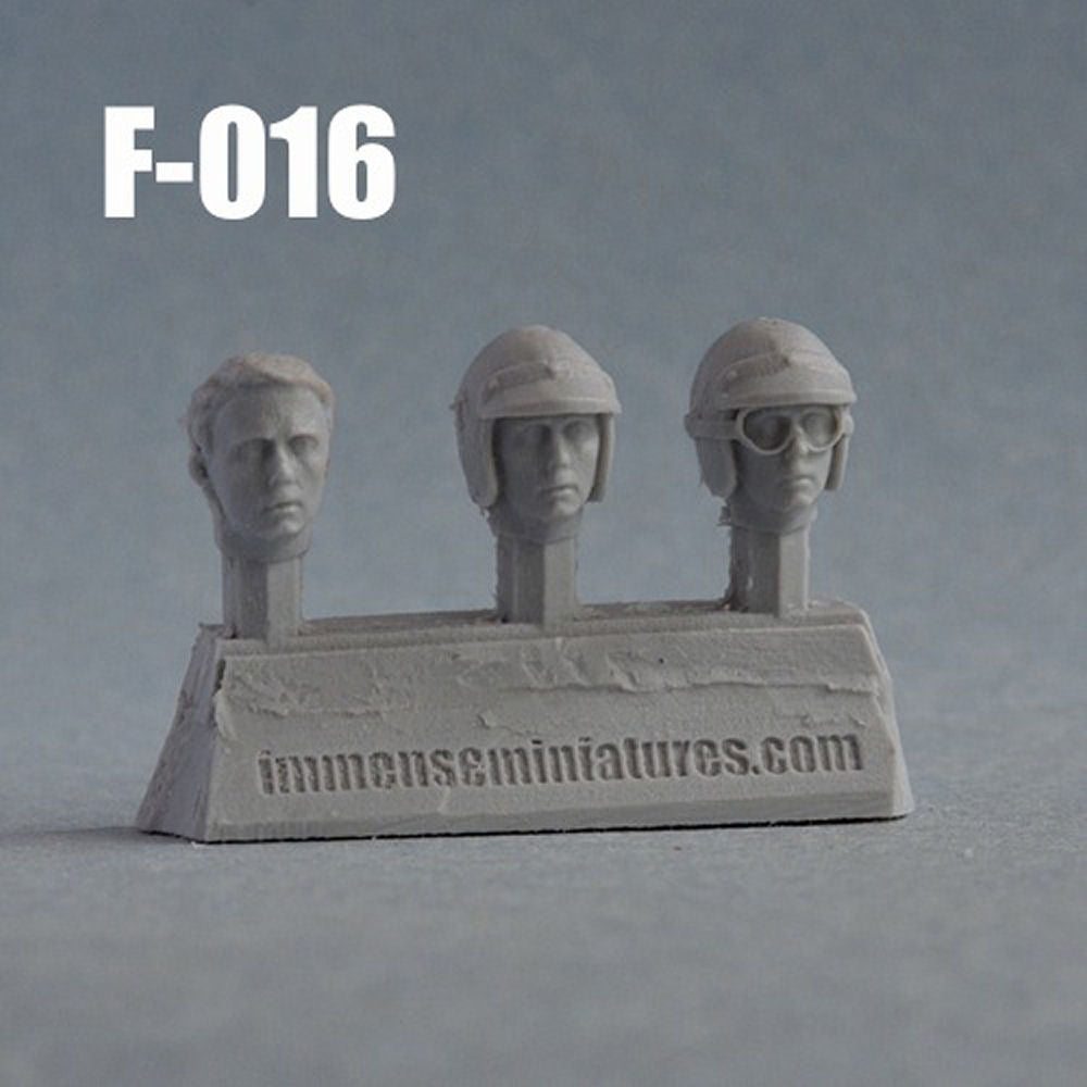 1960's Drivers Heads 1/32 (F-016)